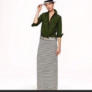 J Crew Jersey maxi skirt